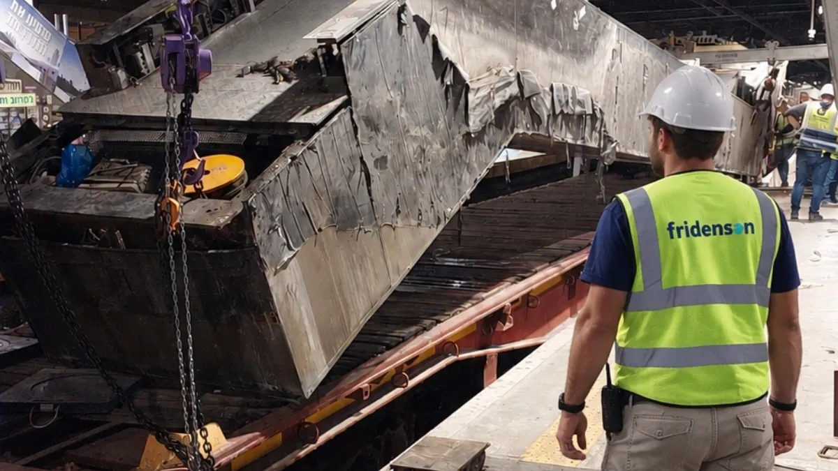 Logistics Infrastructure: Fridenson Group's Nighttime Rail Project in Tel Aviv