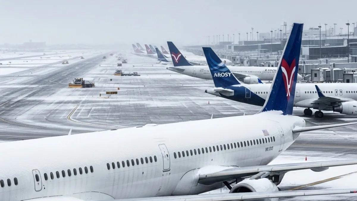 Global Aviation Crisis: Storm Fern Hits US as Middle East Tensions Rise