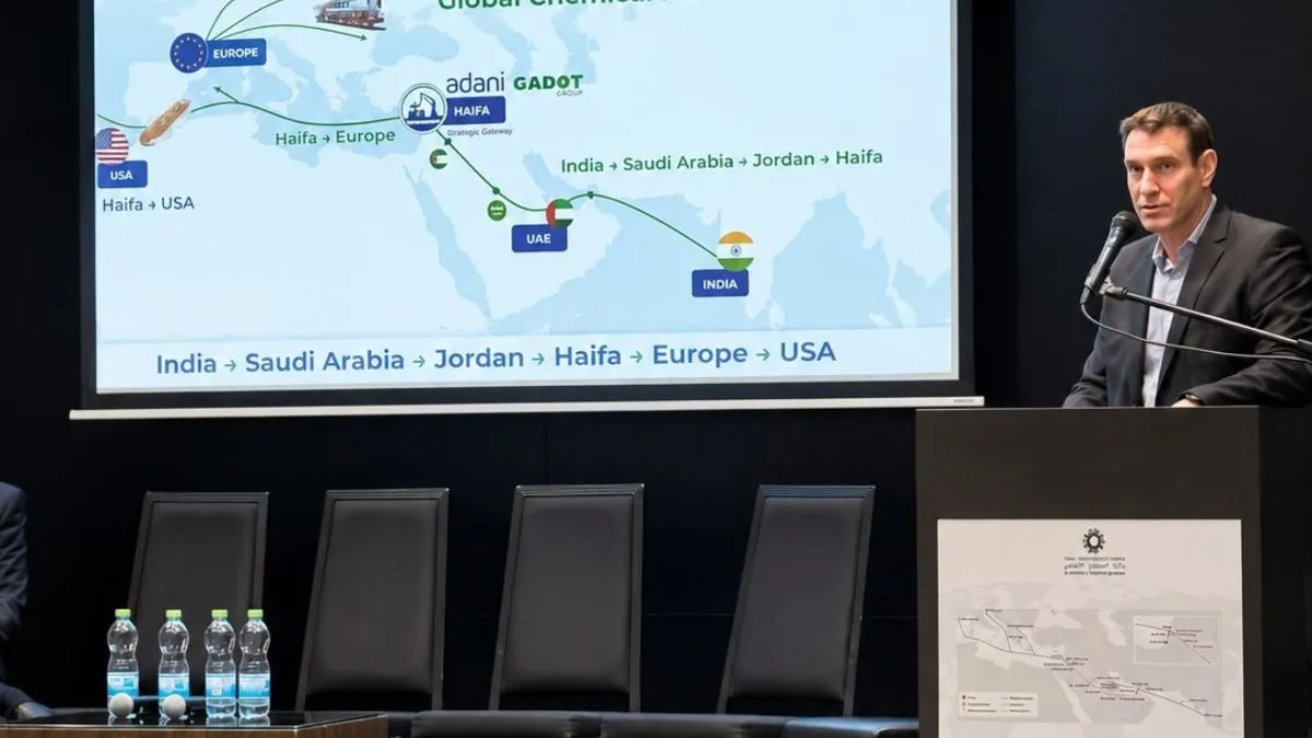 IMEC Economic Corridor: Haifa Port and Gadot Group Drive India-Europe Trade